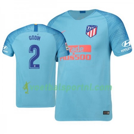 Atlético Madrid Diego Godin 2 Uit Shirt 2018-19
